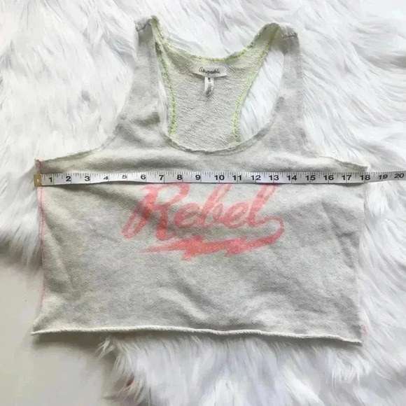 Aeropostale Rebel Distressed Cropped Tank Top - Picture 6 of 6